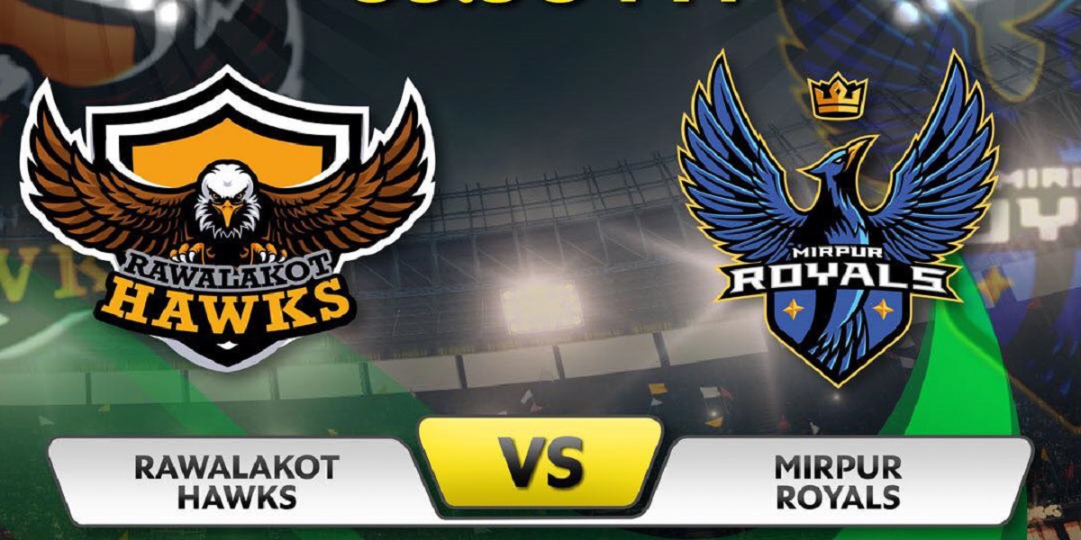 Rawalakot Hawks win the match and qualify for the finals