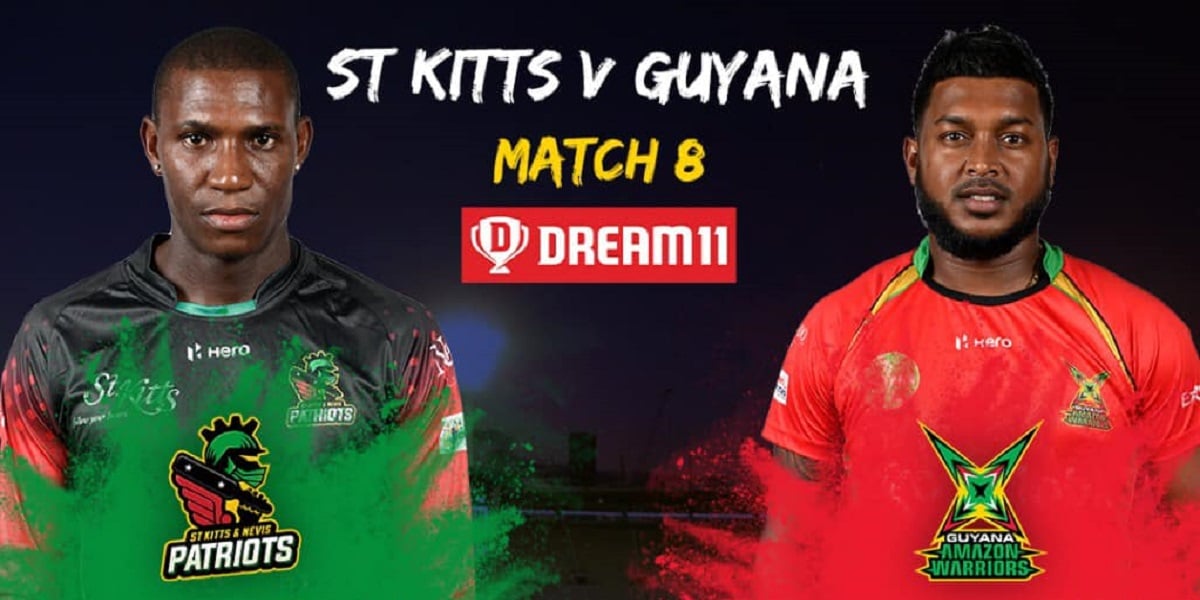 CPL 2021: St Kitts & Nevis Patriots win by 6 wickets against Guyana Amazon Warriors