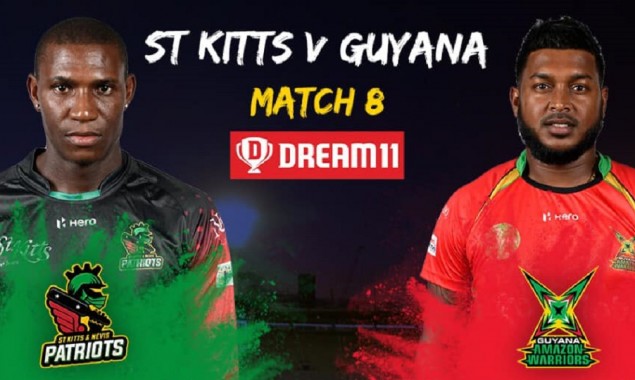 CPL 2021: Guyana Amazon Warriors win the toss and opt to bat against St Kitts & Nevis Patriots