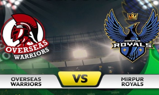 KPL 2021: Mirpur Royals Defeat Overseas Warriors By 5 Wickets