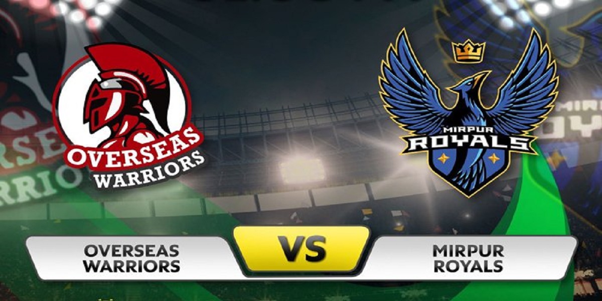 KPL 2021: Mirpur Royals Defeat Overseas Warriors By 5 Wickets