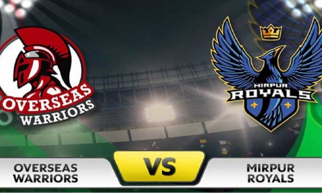 KPL 2021: Overseas Warriors Sets a Target of 146 Runs Against Mirpur Royals