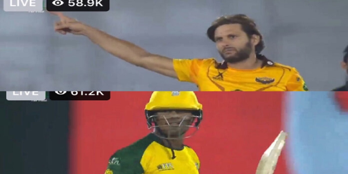 Shahid Afridi fined for rude behavior in KPL 2021 Final