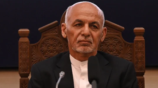 Ashraf Ghani fled with four cars and a chopper full of cash