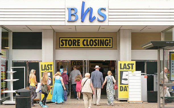 UK loses 83% of department stores since BHS chain collapsed