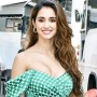 Disha Patani look ravishing in a ribbed crop top and faux leather pants