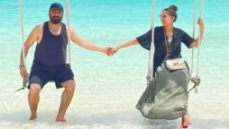 Photos: Nida Yasir and Yasir Nawaz enjoying their vacations in Maldives