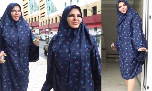 Rakhi Sawant roaming in the streets of Mumbai wearing ‘Hijab’