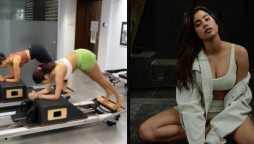 Janhvi Kapoor Pilates