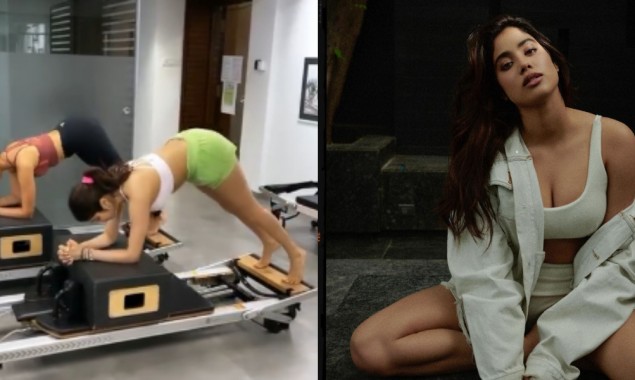 Janhvi Kapoor Pilates routine in new workout video: Watch
