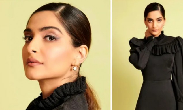 Sonam Kapoor looks drop dead gorgeous in black dress