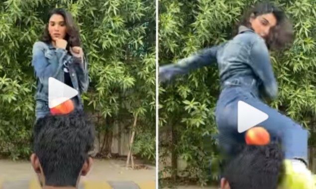 Amna Ilyas faces immense criticism over kick challenge video