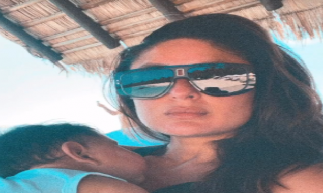 Kareena Kapoor shares a glimpse of her son Jeh as he’s naps on the Maldives beach