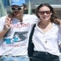Harry Styles and Olivia Wilde spotted wearing similar outfits on a lunch date