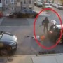 Wife tries to crush husband with a car, watch viral video