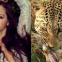 Model attacked by leopard during photo-shoot in Germany
