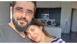 Naimal Khawar Abbasi shows her happiness with her husband