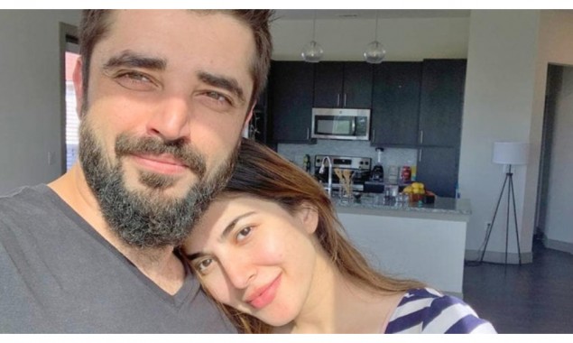 Naimal Khawar Abbasi shows her happiness with her husband