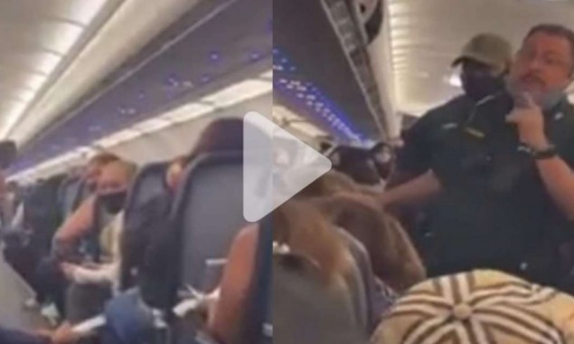 What happened when a woman smoked cigarette during the flight? Watch video