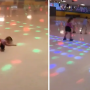 A four-year-old collapses during a roller-skating race. See what happened next