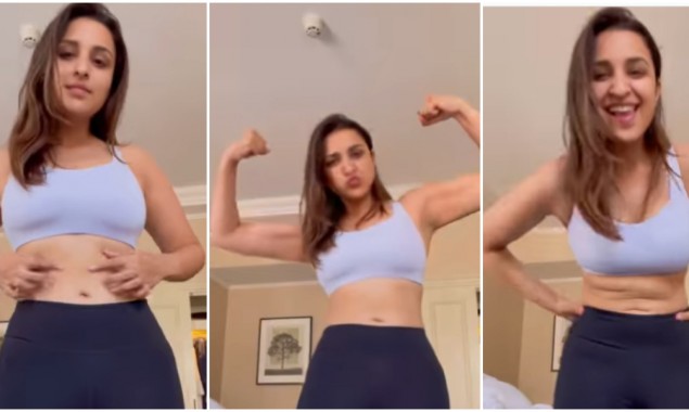 WATCH: Parineeti Chopra flaunts her first abs in a new video with funny twist