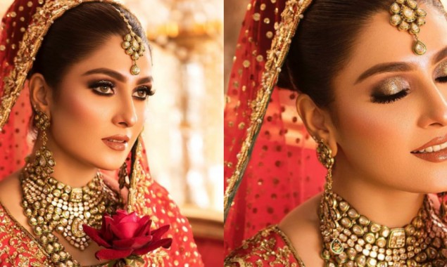 Ayeza Khan treats her fans with a dazzling bridal look, see photos