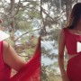 Sadia Khan ‘Bebo moves’ in red saree goes viral, watch video