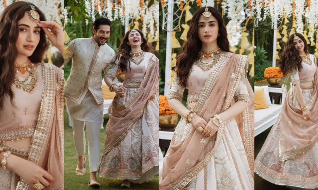 PHOTOS: Sana Javed & Bilal Ashraf pair up in luxurious wedding ensembles