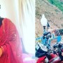 Nadia Jamil rides a motorbike on the streets of Hunza after battling cancer