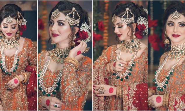 Moomal Khalid radiates absolute elegance in her recent bridal shoot