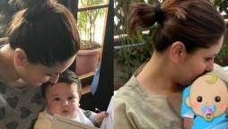 Kareena Kapoor recreates Taimur’s old pic with newborn son Jeh