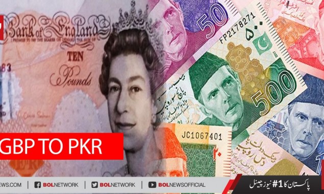 GBP TO PKR: Today’s British Pound to PKR rates on, 15th Jan 2022