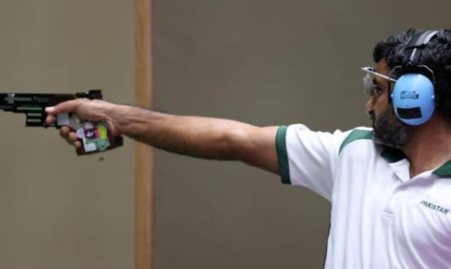 Pakistan’s GM Bashir Puts Himself In Strong position to qualify for Olympic Shooting medal round
