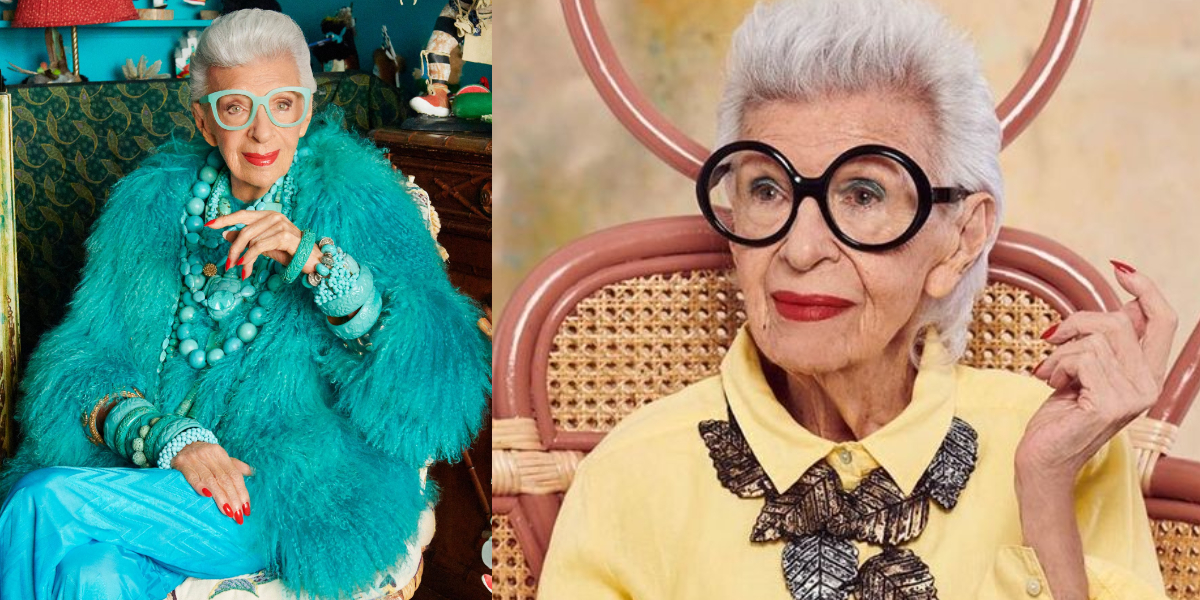 Legendary fashion star Iris Apfel celebrates her 100th birthday