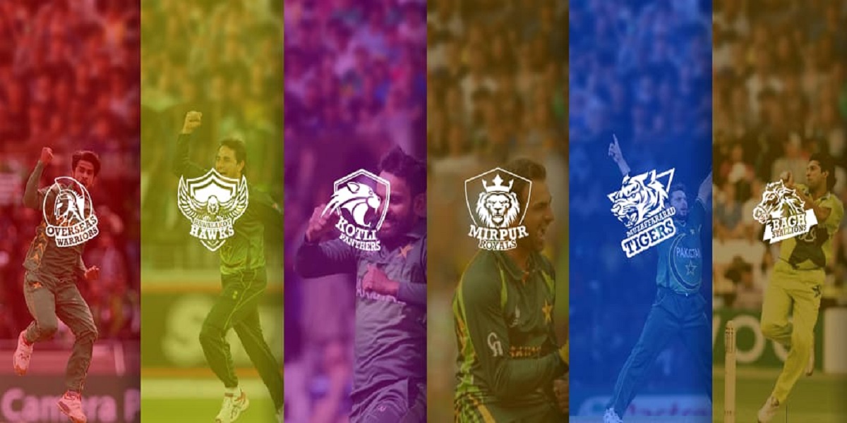Rawalkot Hawks, Mirpur Royals, Overseas Warriors, Kashmir Premier League
