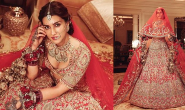 Kriti Sanon looks exquisite in this jewel infused sensual lehenga
