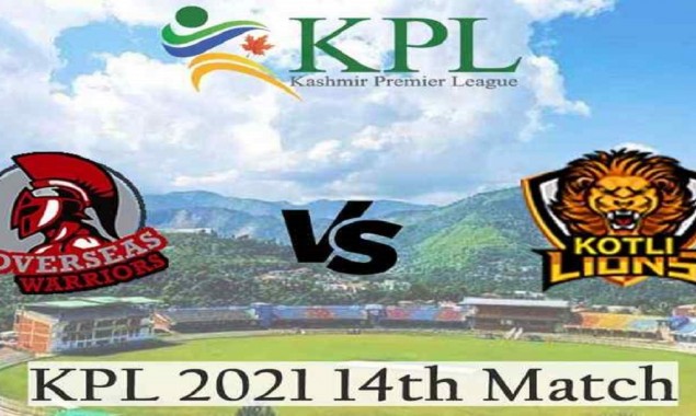 KPL 2021: Overseas Warriors set the target of 212 runs against Kotli Lions in match 14