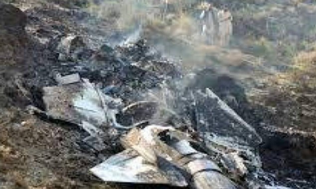 PAF aircraft crashed