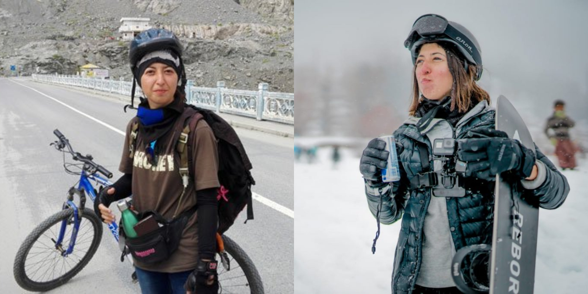 Samar khan reach K2 base camp on cycle