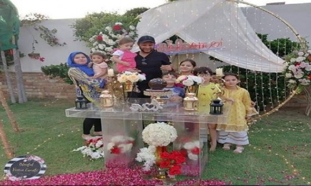 Shahid Afridi returns home to a beautiful surprise from his wife
