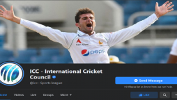 ICC updates its Facebook cover photo after Pakistan wins the match