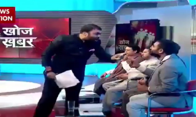 WATCH: Indian anchor loses control during show, becomes global meme