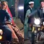 Bride and Groom stylish entry in weeding on bike, watch video viral