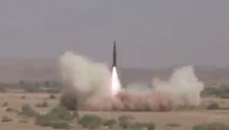 Ballistic missile Ghaznavi training launch