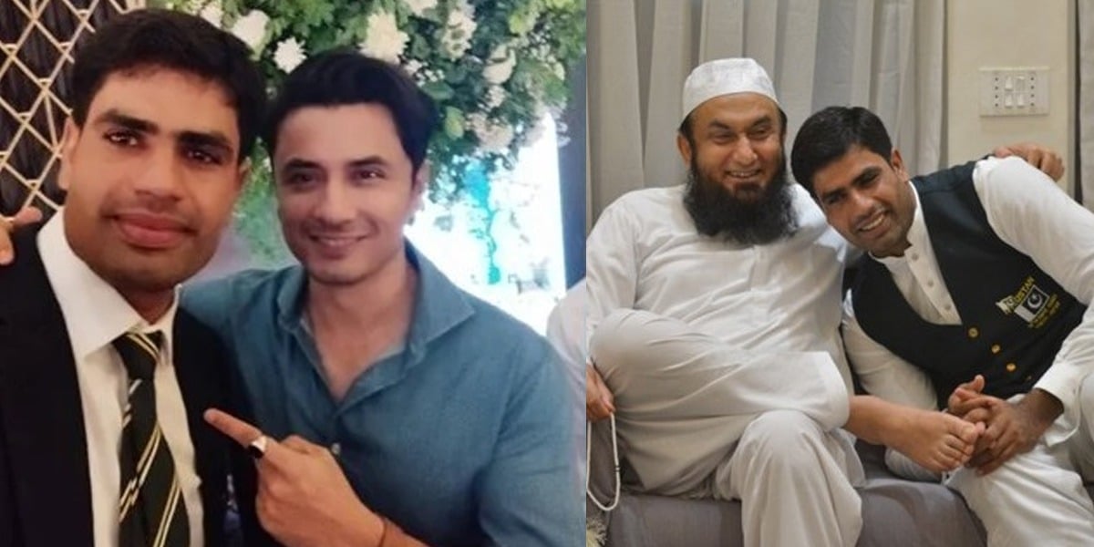 Arshad Nadeem posts snap with Maulana Tariq Jameel & Ali Zafar