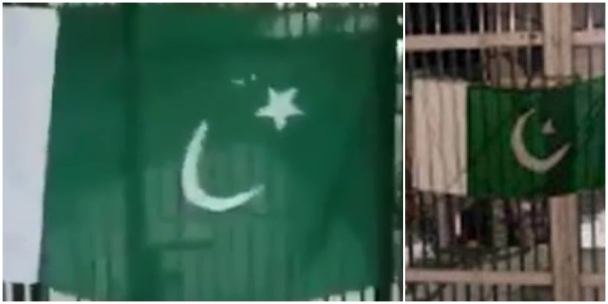 Green flag hoisted in occupied Kashmir on Pakistan's Independence Day