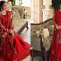 Latest viral pictures of Ayeza Khan in red formals