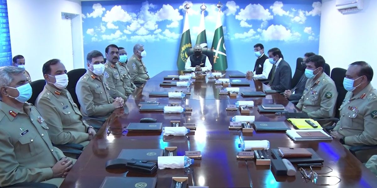 President Alvi visits General Headquarters Rawalpindi today