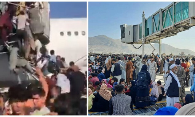 Evacuation flights continue at Kabul airport 