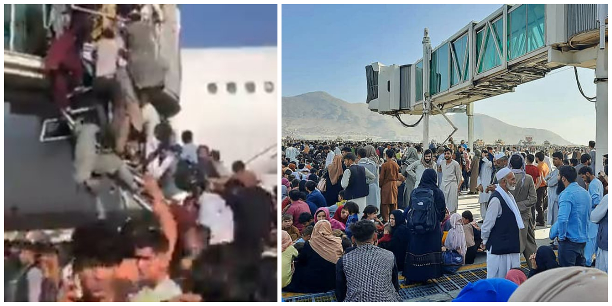 Commercial flights canceled from Kabul airport due to chaos